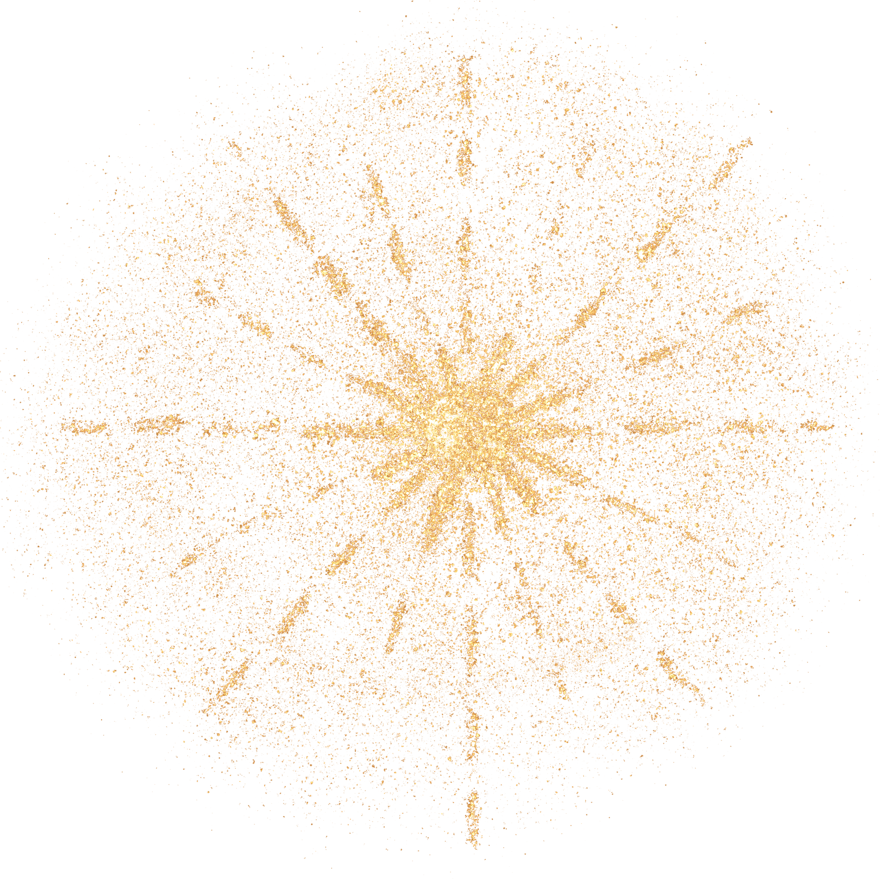 Shiny Star Gold Glitter